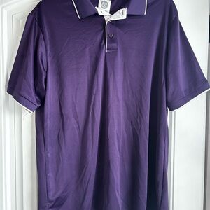 Elegant Purple Polo Shirt for Men